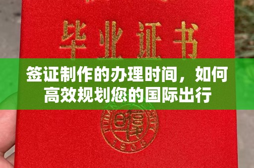 托克逊签证制作的办理时间，如何高效规划您的国际出行