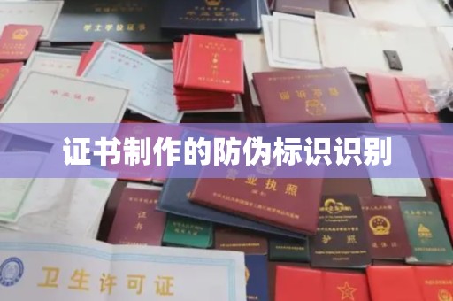 托克逊证书制作的防伪标识识别