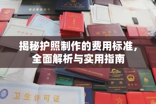 托克逊揭秘护照制作的费用标准，全面解析与实用指南