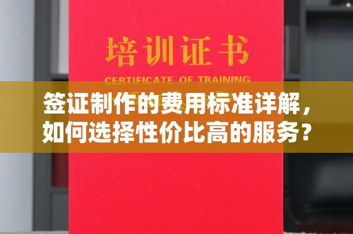 托克逊签证制作的费用标准详解，如何选择性价比高的服务？