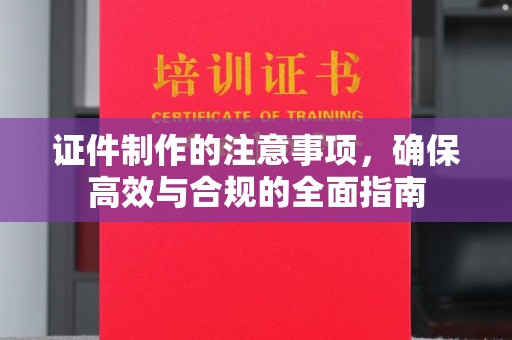 托克逊证件制作的注意事项，确保高效与合规的全面指南