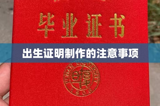 托克逊出生证明制作的注意事项