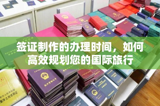 托克逊签证制作的办理时间，如何高效规划您的国际旅行